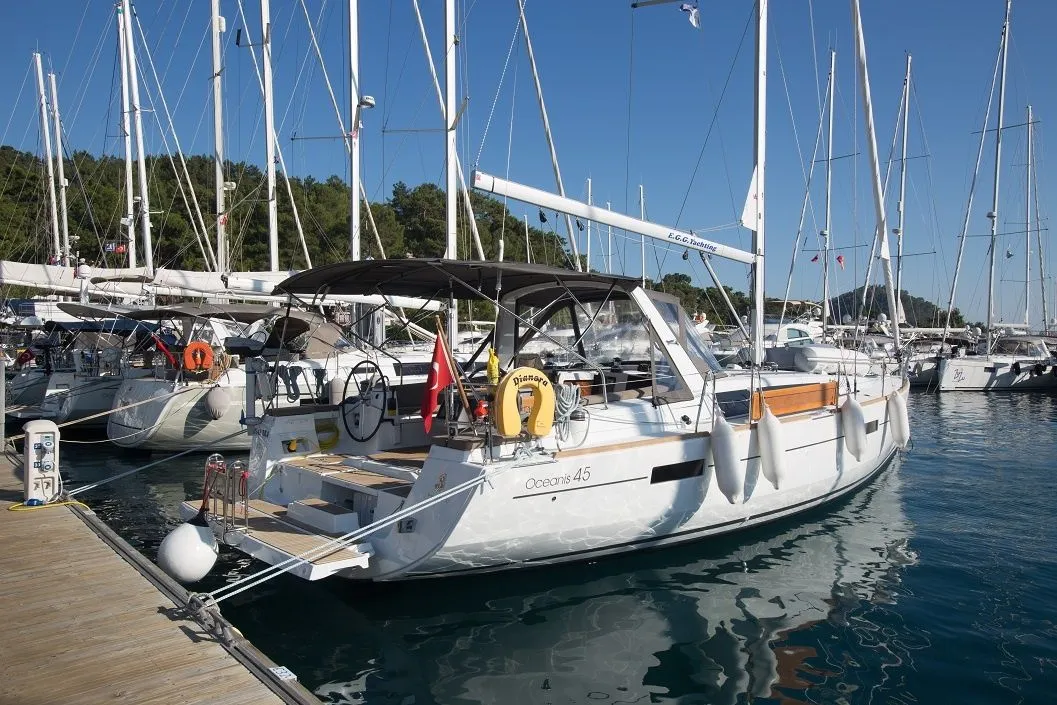 13.5м аренда парусная яхта Beneteau Oceanis 45 в Гёчек - Fotoğraf 2