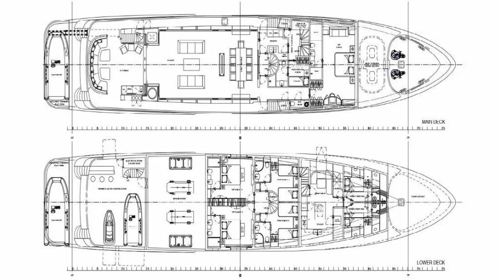 Bodrum 43m Kiralık 6 Kabinli Motoryat - Fotoğraf 2