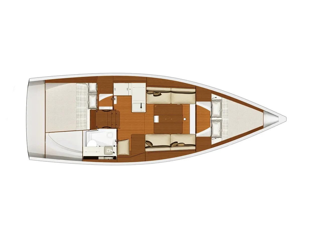 Explore Orhaniye on a 10.73m 2 Cabin Sailing Yacht Rental - Fotoğraf 2