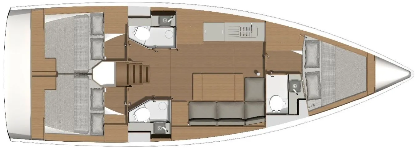 Charter a 11.94m Dufour 390 in Fethiye - Fotoğraf 2