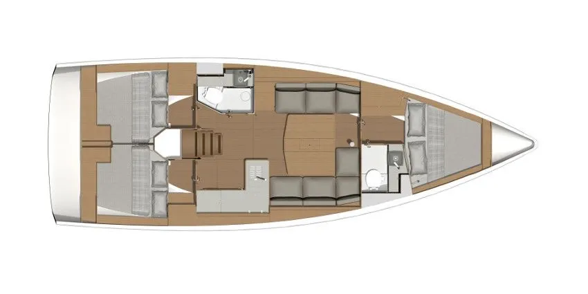 Kaş Kiralık Dufour 390 11.94m - Fotoğraf 2