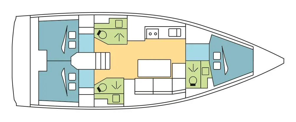 Orhaniye 11.93m Kiralık Yelkenli Yat - Fotoğraf 2