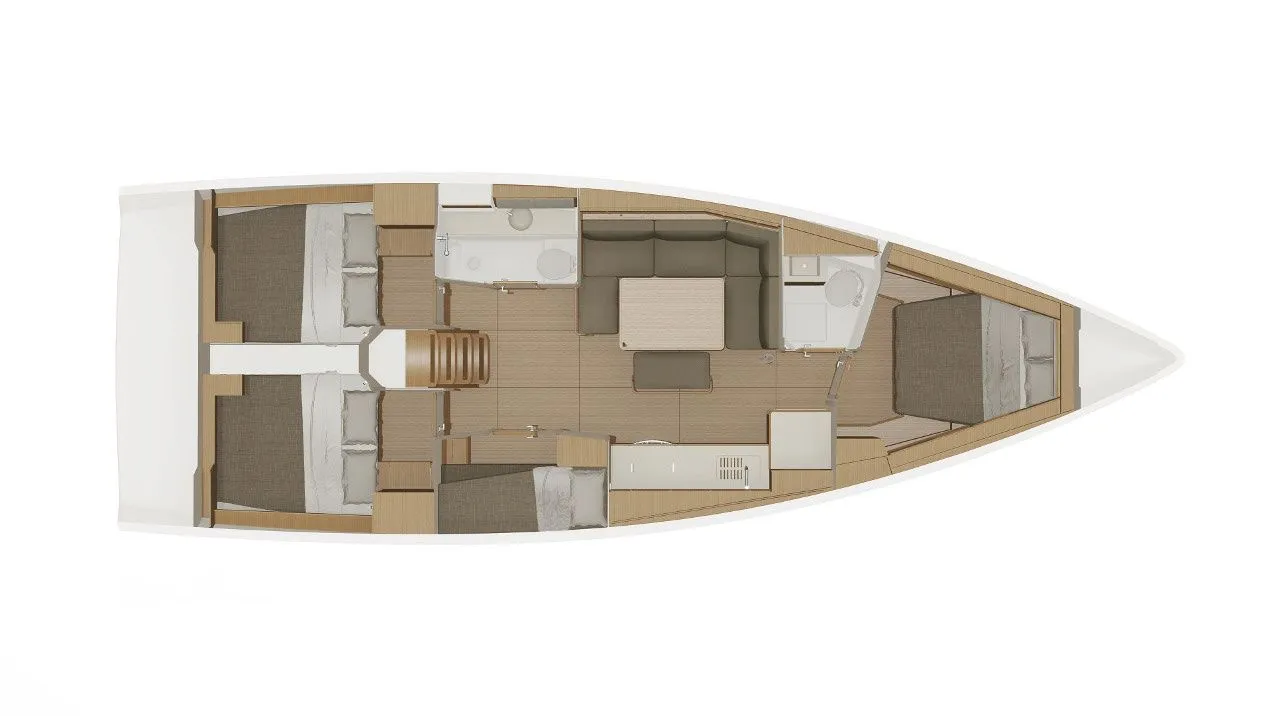 13.24m Marmaris Sailing Yacht Hire - Fotoğraf 2