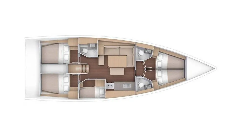 Rent a 14.85m 5 Cabin Sailing Yacht in Fethiye - Fotoğraf 2