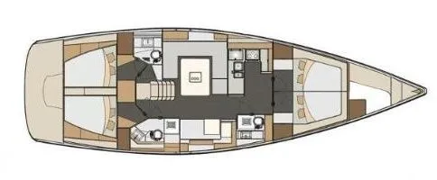 Explore Fethiye on a 15.2m Rental Sailing Yacht Elan 50 Impression - Fotoğraf 2