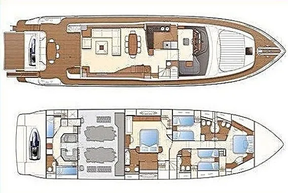 Исследуйте Эрен на арендованной моторная яхта Ferretti 830 длиной 25.3м - Fotoğraf 2