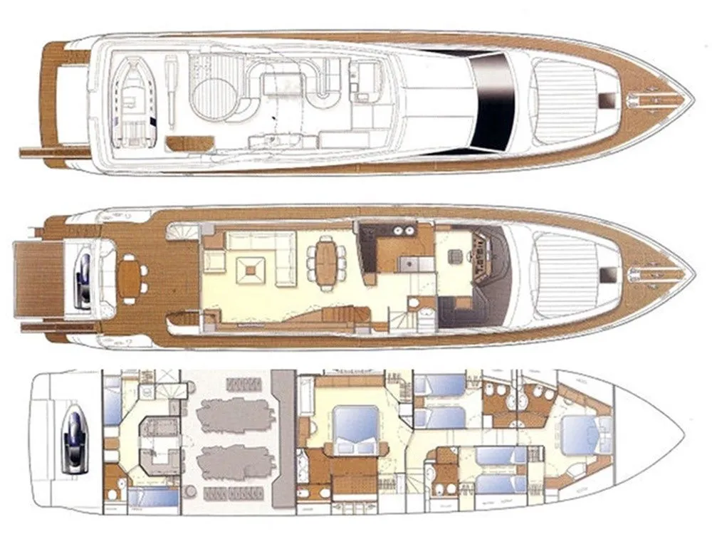 Bodrum 30m Kiralık Ferretti 94 - Fotoğraf 2