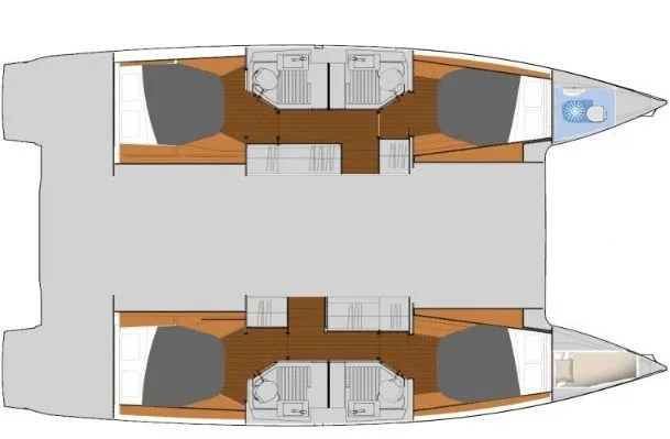 Charter a 12.58m Catamaran in Marmaris - Fotoğraf 2