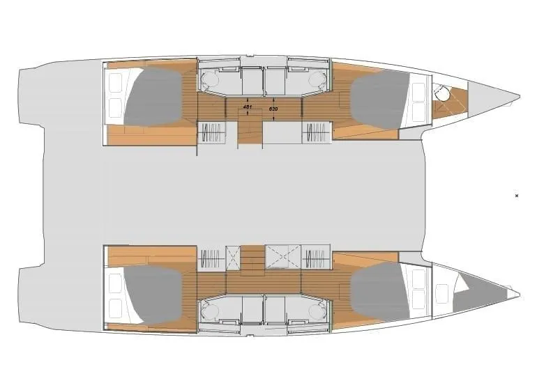 Charter a 13.45m Catamaran in Marmaris - Fotoğraf 2
