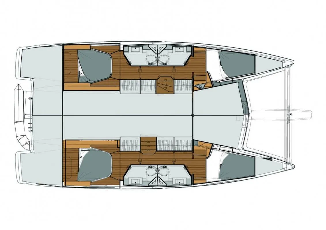 Marmaris Kiralık Fountaine Pajot Isla 40 11.73m Katamaran - Fotoğraf 2