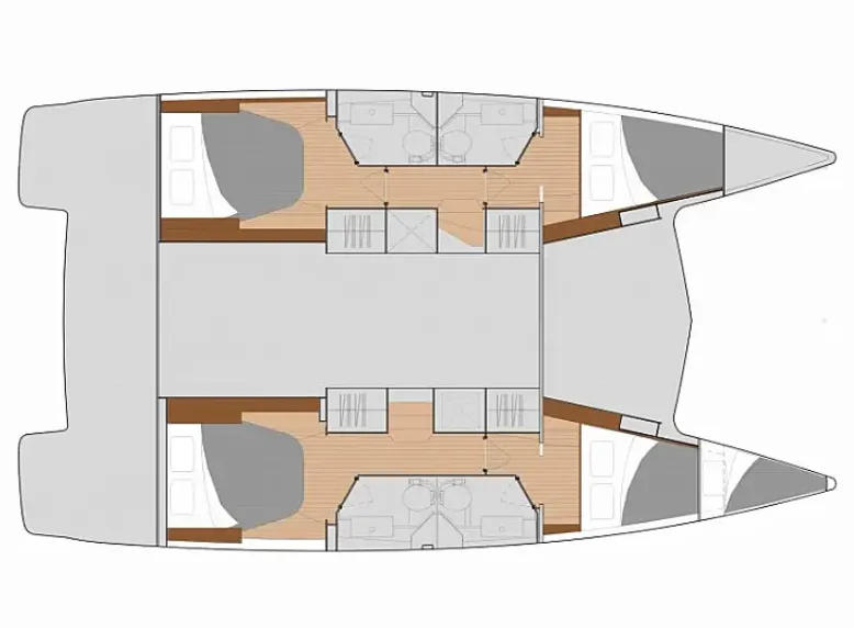 Mojjo Isla 40: Konforlu Catamaran Tatili - Fotoğraf 2