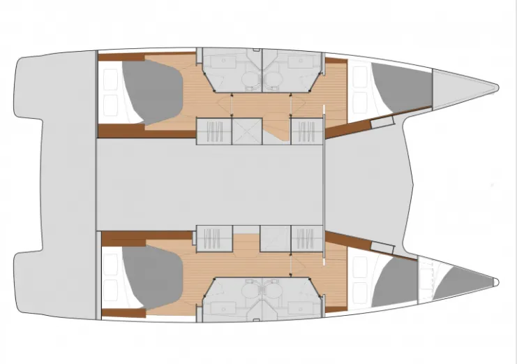 11.93m Orhaniye Fountaine Pajot Isla 40 Hire - Fotoğraf 2