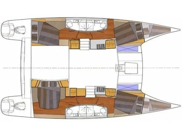 Explore Marmaris on a 11.95m Fountaine Pajot Lipari 41 Catamaran Rental - Fotoğraf 2
