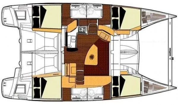 Взять в чартер 11.95м катамаран в Каш - Fotoğraf 2