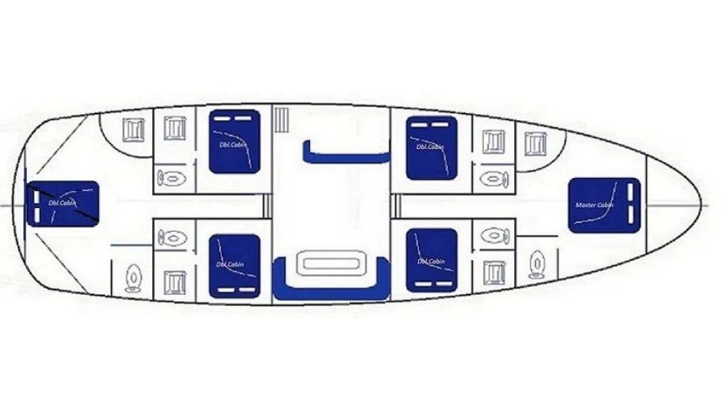 33m Marmaris 6 Cabin Gulet Hire - Fotoğraf 2