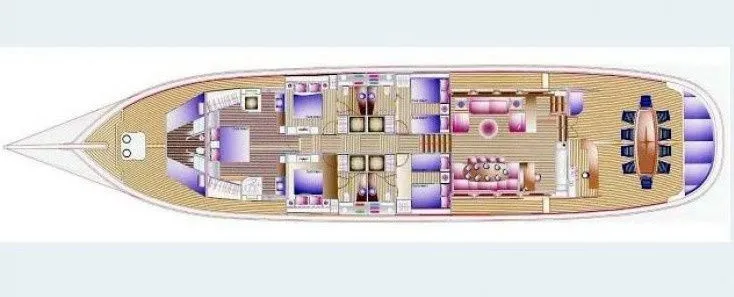 Bodrum 34m Kiralık Tekne - Fotoğraf 2