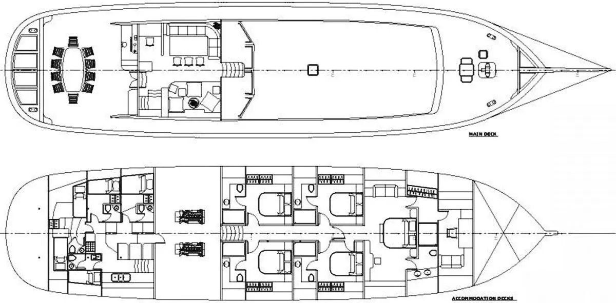 Bodrum Kiralık 33.8m Tekne - Fotoğraf 2