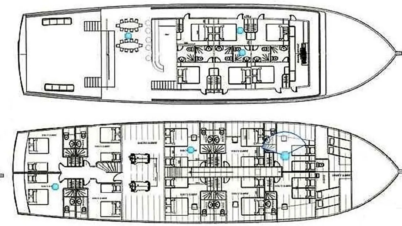 Bodrum 36m Kiralık Tekne - Fotoğraf 2