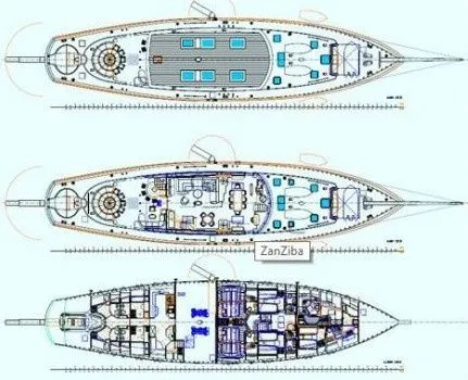 Bodrum 40.1m Kiralık 5 Kabinli Gulet - Fotoğraf 2