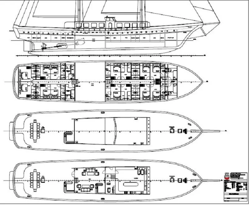 44m Fethiye Boat Hire - Fotoğraf 2