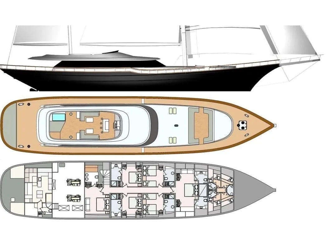 Bodrum 46m Gulet Kiralık - Fotoğraf 2