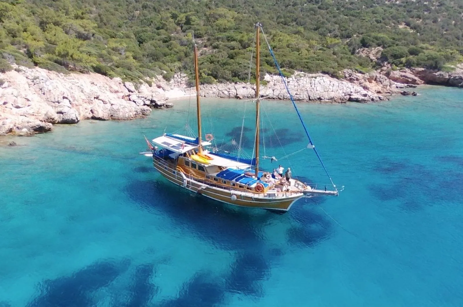 Bodrum 19.5m Kiralık Tekne - Fotoğraf 4