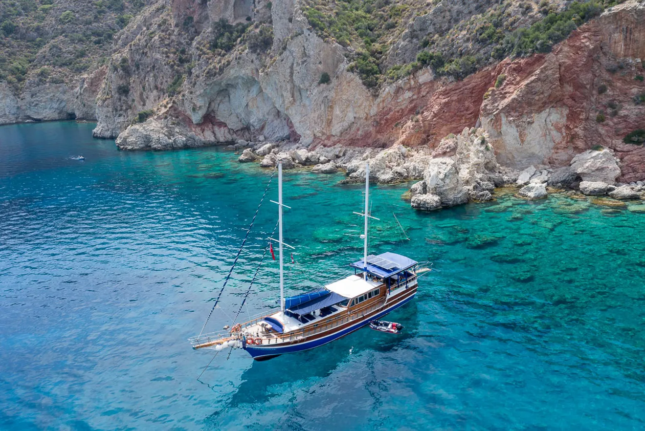 22m Fethiye 4 Cabin Gulet Hire - Fotoğraf 4