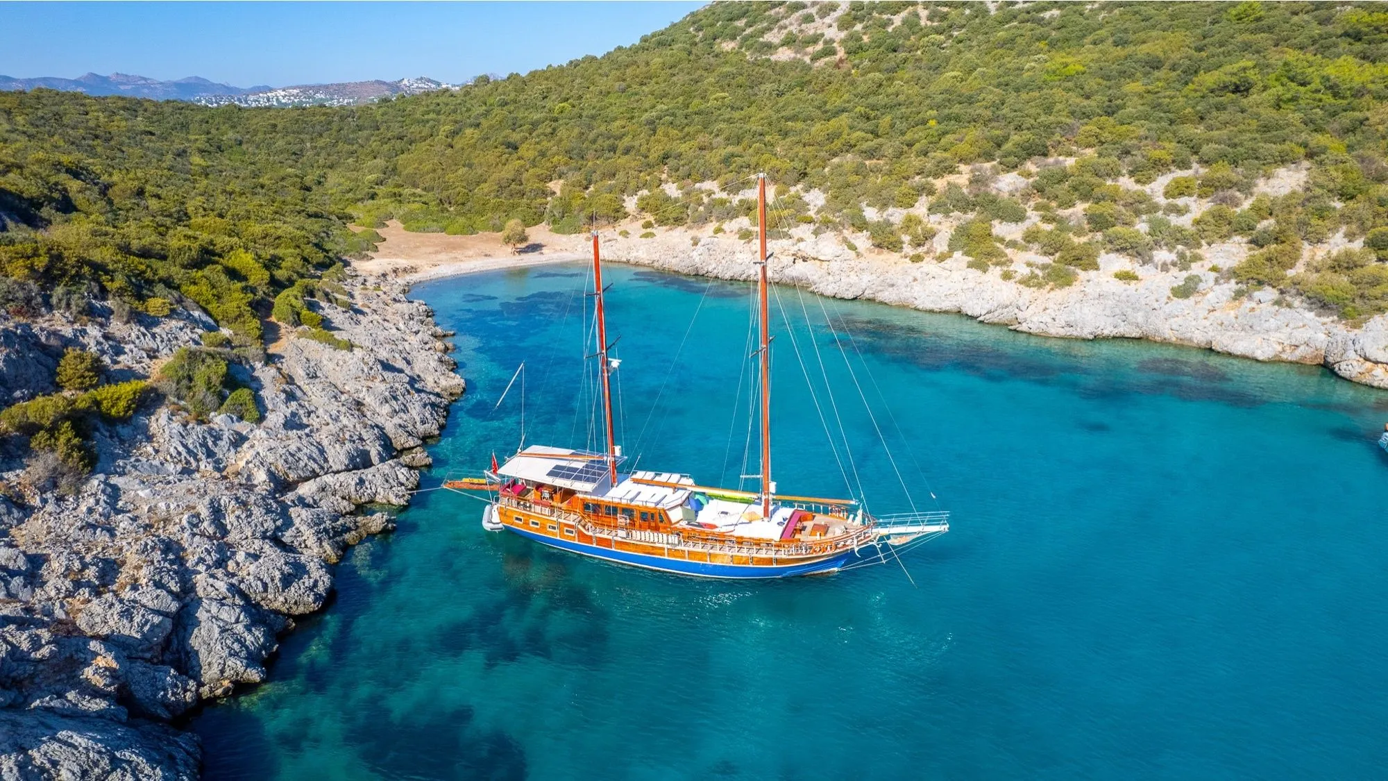 Bodrum 22m Kiralık 6 Kabinli Gulet - Fotoğraf 4