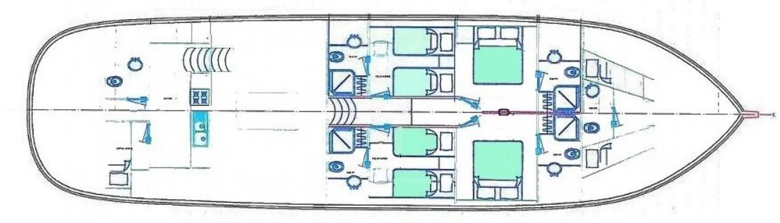 Bodrum 24m Gulet Kiralık - Fotoğraf 2