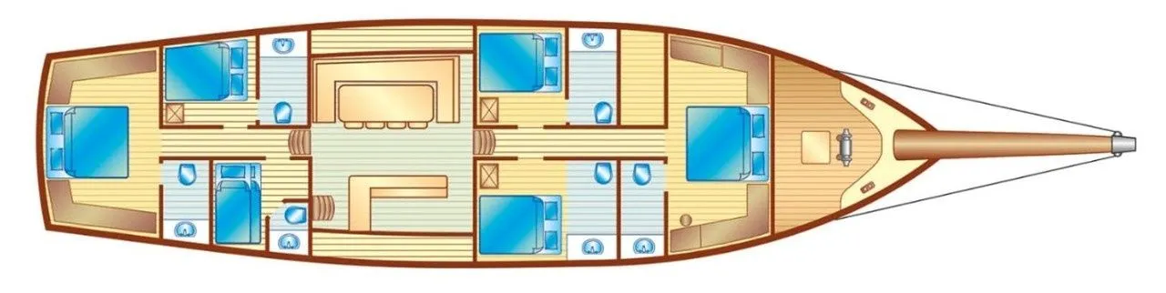 24m Marmaris Boat Hire - Fotoğraf 2