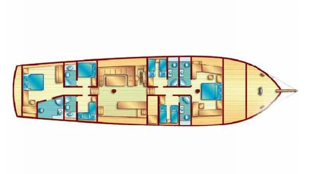 Marmaris Kiralık 27.3m Tekne - Fotoğraf 2