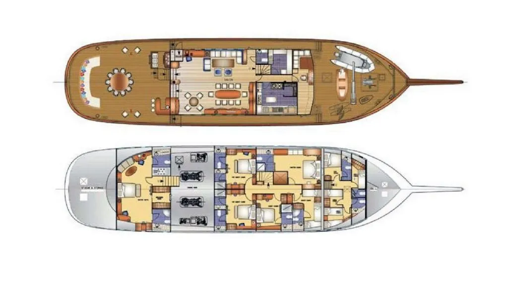 Bodrum 28.8m Kiralık Tekne - Fotoğraf 2