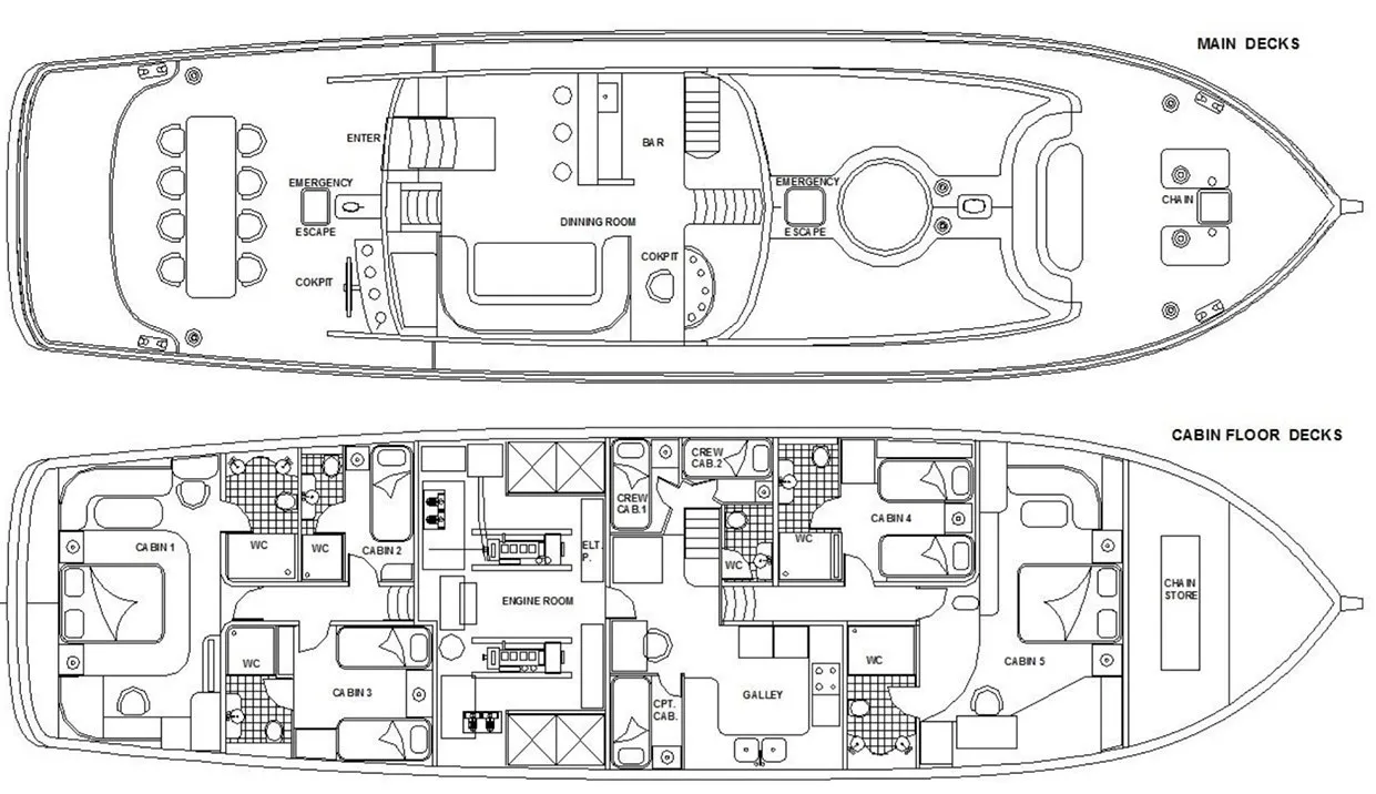 Bodrum Kiralık 30m Tekne - Fotoğraf 2
