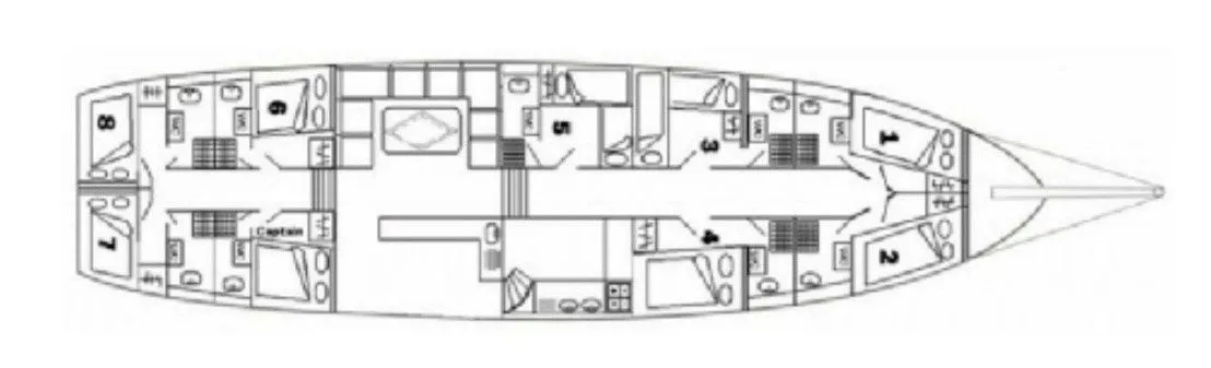 Sadri Usta: Комфорт и стиль на гулете - Fotoğraf 2
