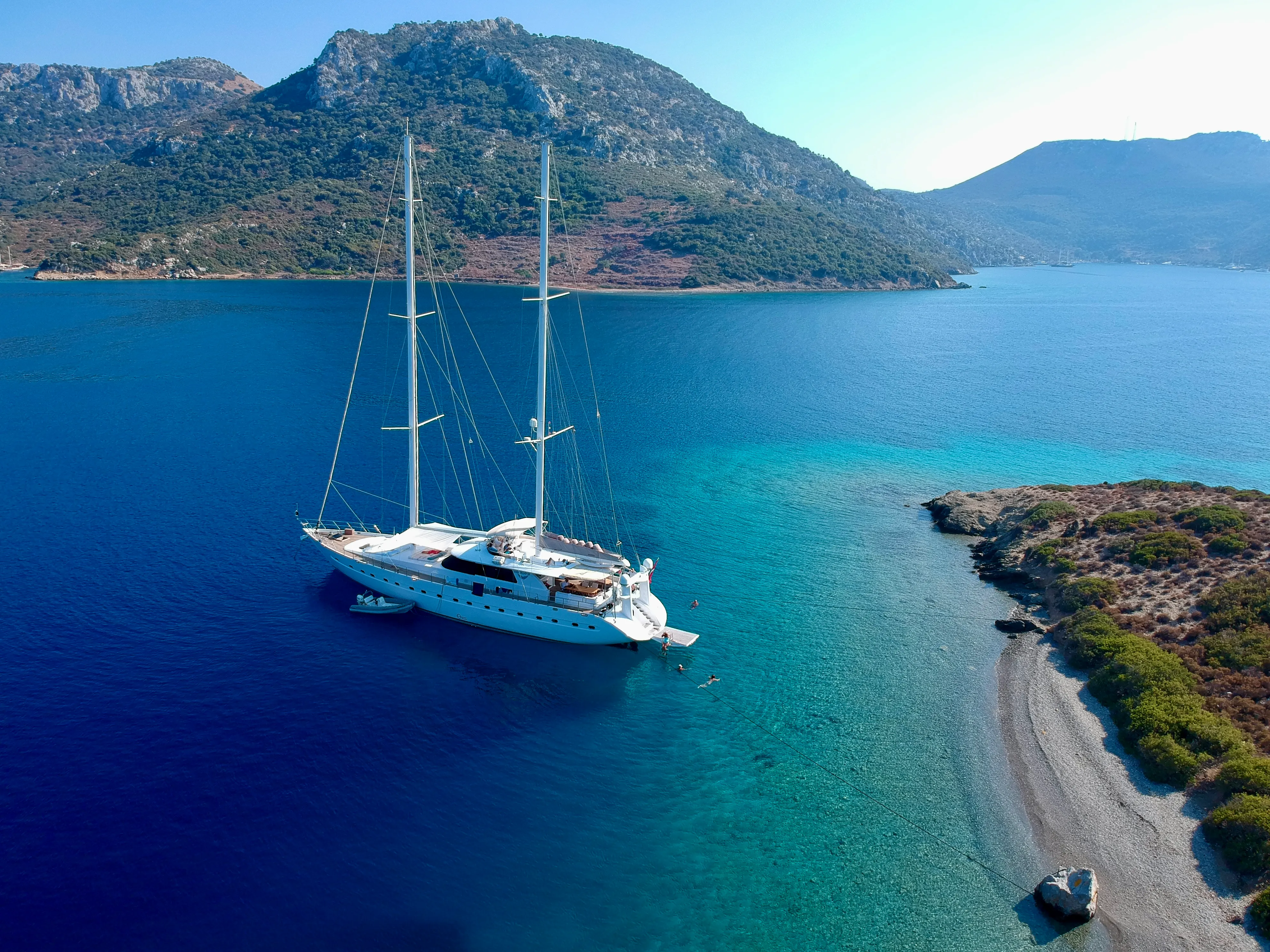 Luxus-Gulet Angelo 2 mit Flybridge in Göcek - Fotoğraf 3