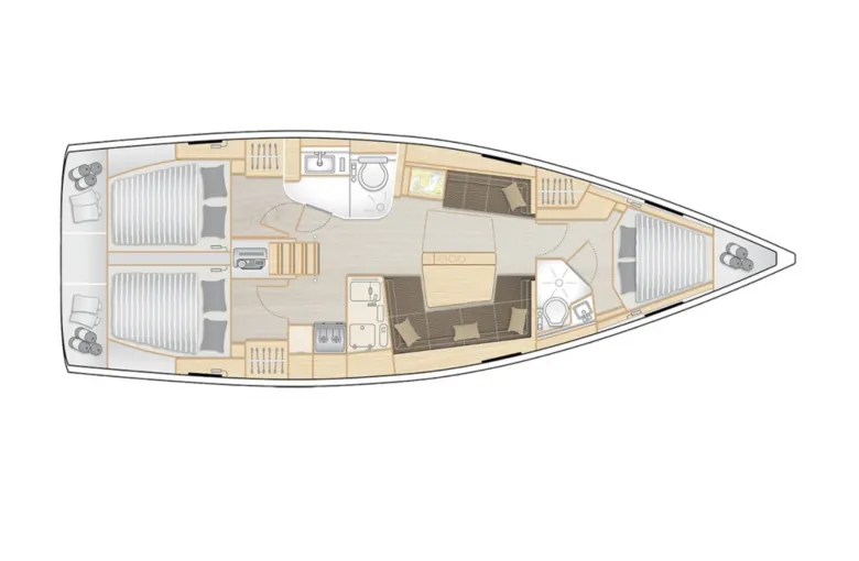 Explore Göcek on a 12.4m 3 Cabin Sailing Yacht Rental - Fotoğraf 2