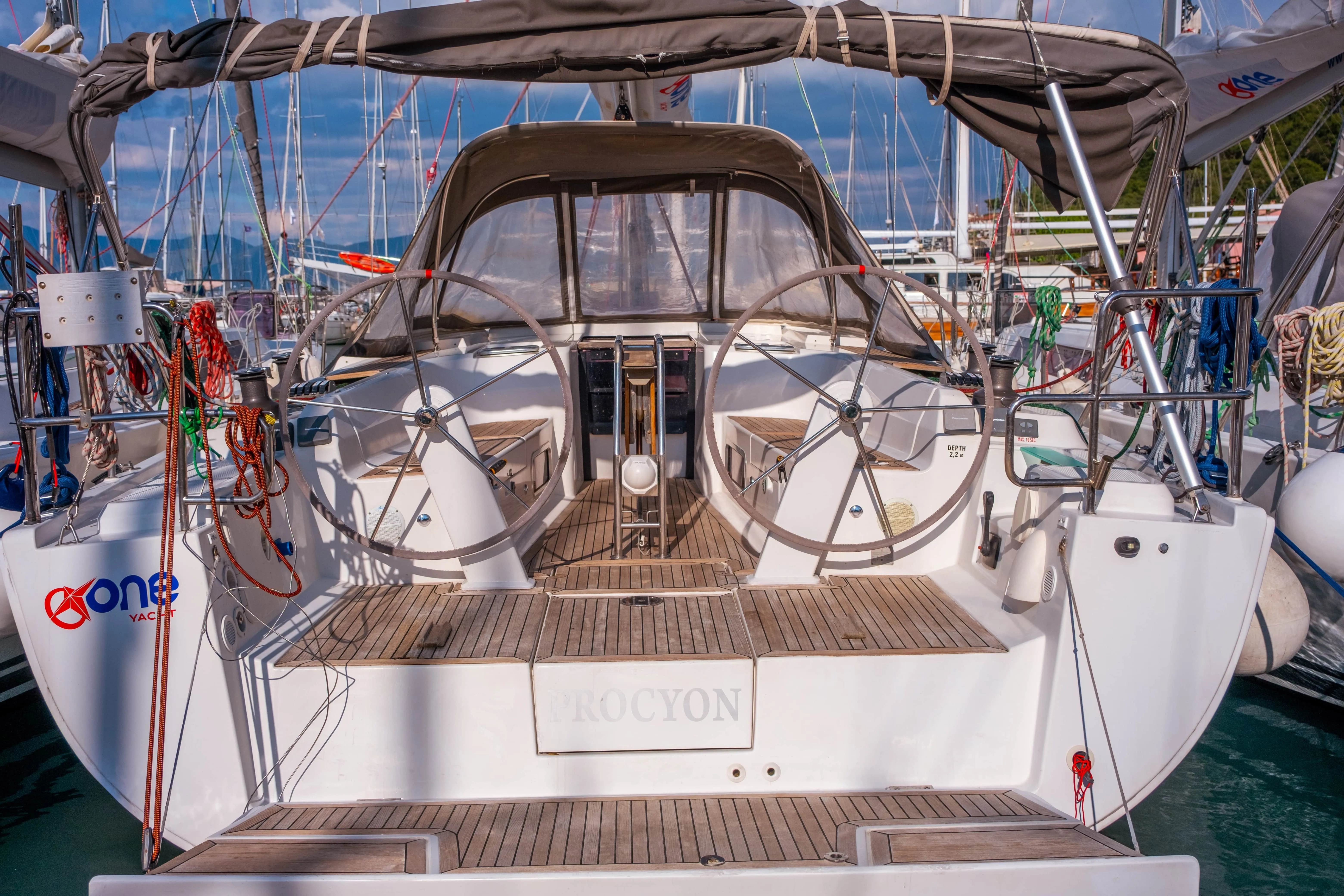Fethiye Kiralık 4 Kabinli 13.52m Yelkenli Yat - Fotoğraf 1