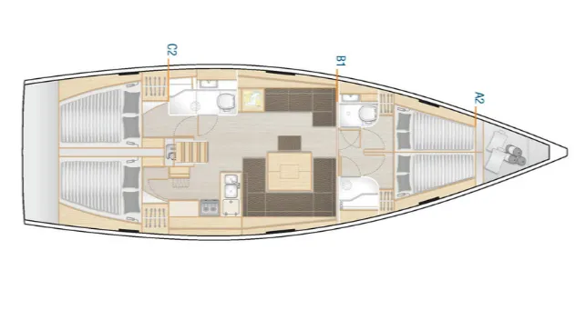 Charter a 14.04m Boat in Göcek - Fotoğraf 2