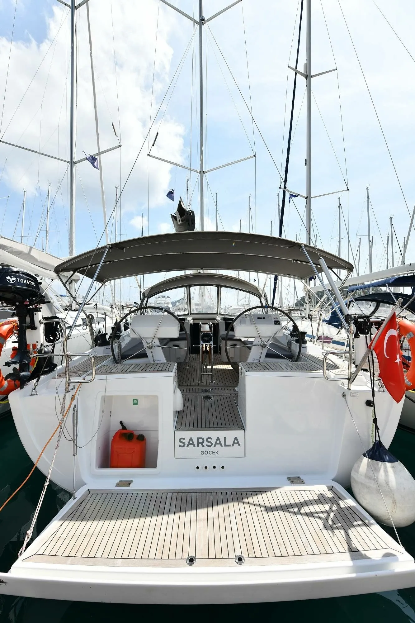 Göcek 14.04m Kiralık Hanse 458 - Fotoğraf 3