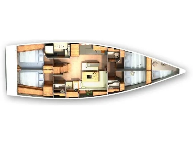 15.4m Marmaris Sailing Yacht Hire - Fotoğraf 2