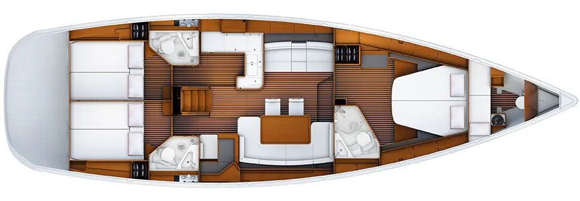 Charter a 16.06m 3 Cabin Sailing Yacht in Bodrum - Fotoğraf 2