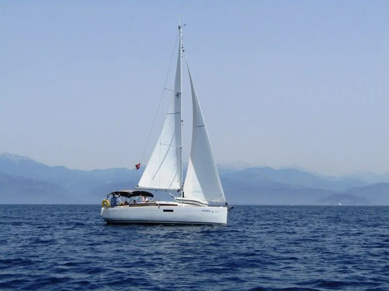 10.34m Fethiye Jeanneau Sun Odyssey 349 Hire - Fotoğraf 1