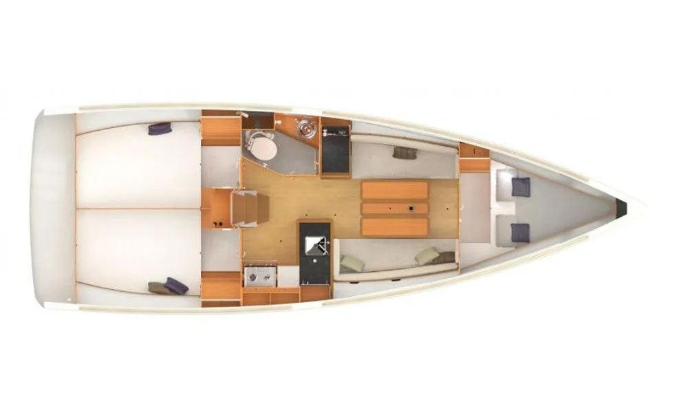 Rent a 10.34m Jeanneau Sun Odyssey 349 in Göcek - Fotoğraf 2