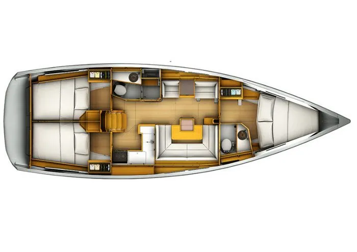 Rent a 12.34m Sailing Yacht Jeanneau Sun Odyssey 409 in Fethiye - Fotoğraf 2