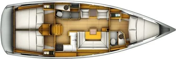 Charter a 12.34m Sailing Yacht Jeanneau Sun Odyssey 409 in Marmaris - Fotoğraf 2