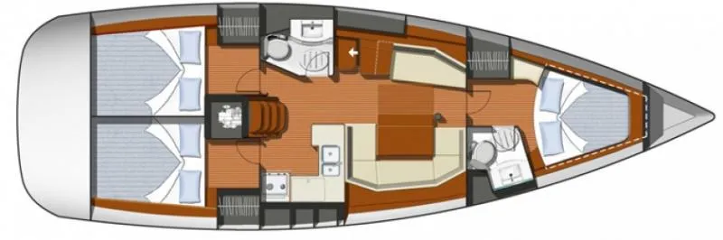Marmaris 12.85m Kiralık Yelkenli Yat - Fotoğraf 2