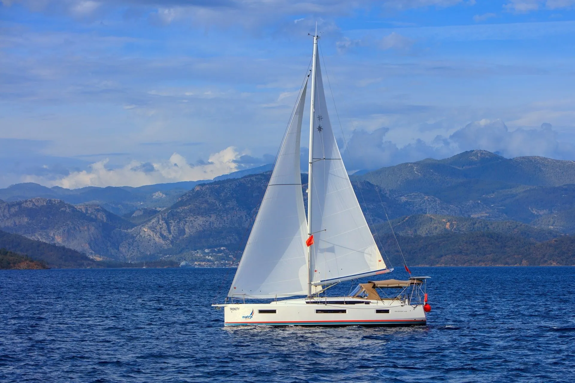 Исследуйте Гёчек на арендованном Jeanneau Sun Odyssey 440 длиной 13.41м - Fotoğraf 4