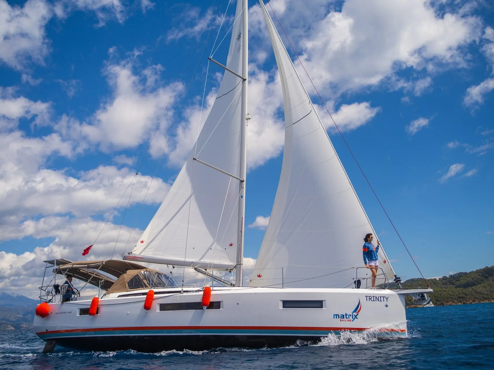 Исследуйте Гёчек на арендованном Jeanneau Sun Odyssey 440 длиной 13.41м - Fotoğraf 3
