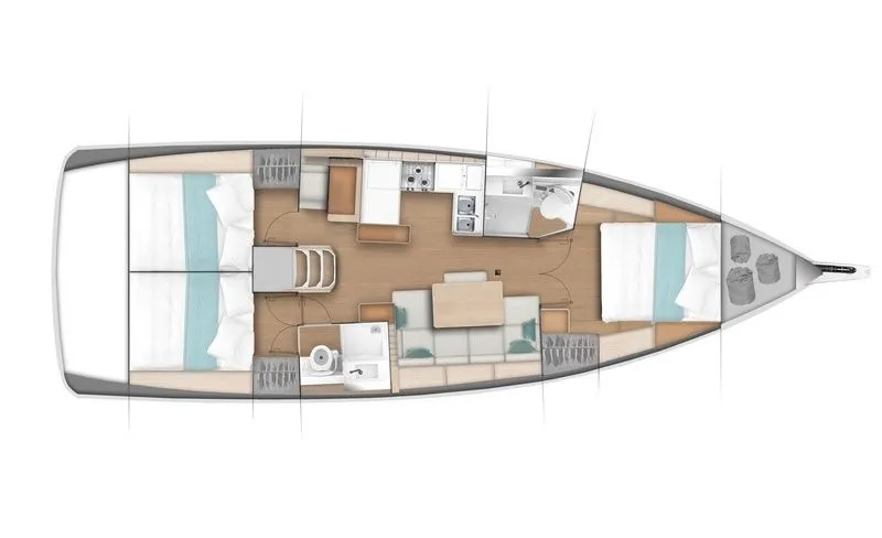 Marmaris 13.39m Kiralık Tekne - Fotoğraf 2