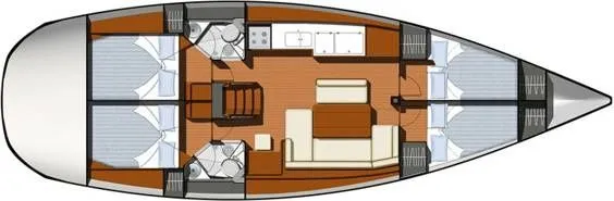 Marmaris Kiralık Jeanneau Sun Odyssey 44i 13.75m  - Fotoğraf 2